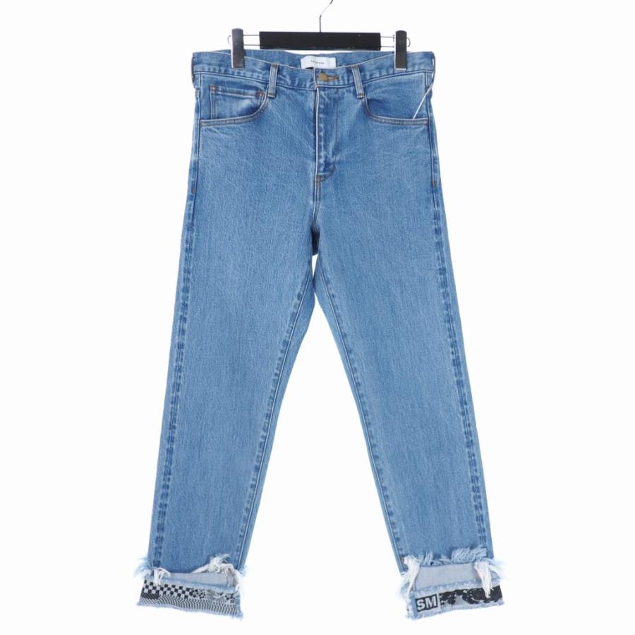 ファセッタズム FACETASM 21AW CROPPED PRINT DENIM PANTS クロップド 