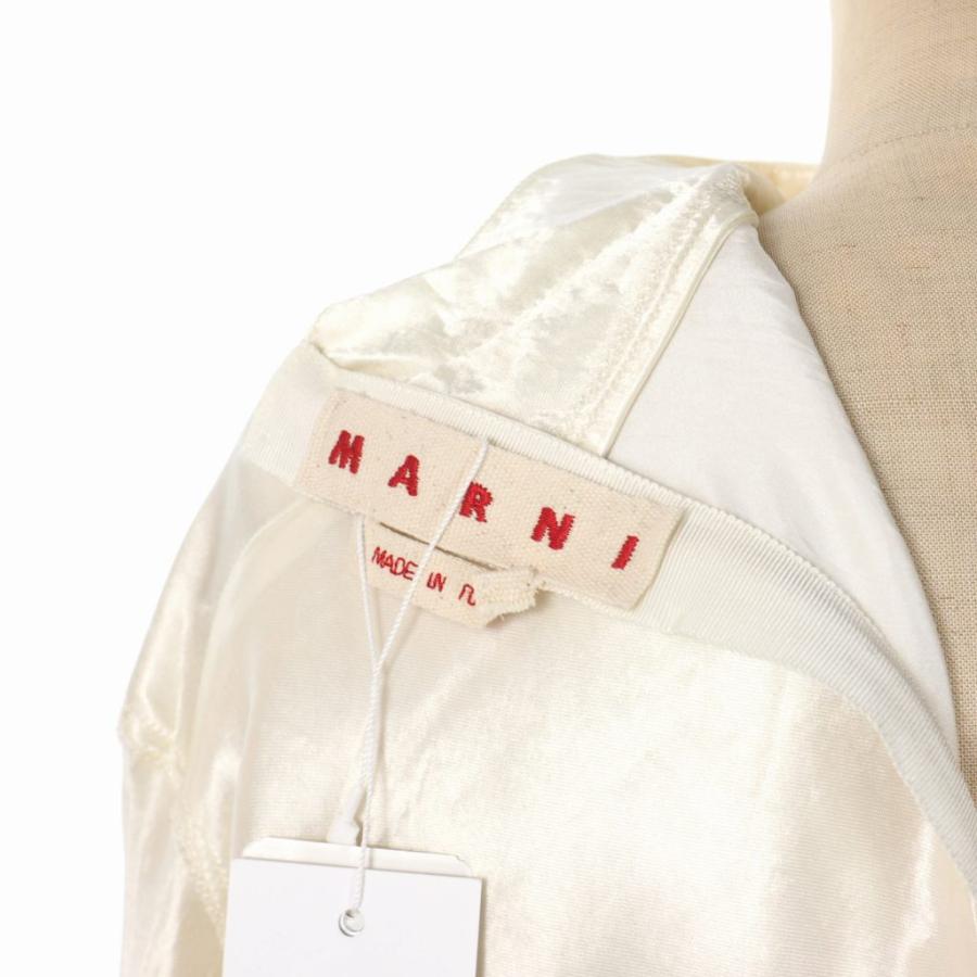 MARNI マルニ 20AW タートルネック サテン ドレス ワンピース ひざ丈 