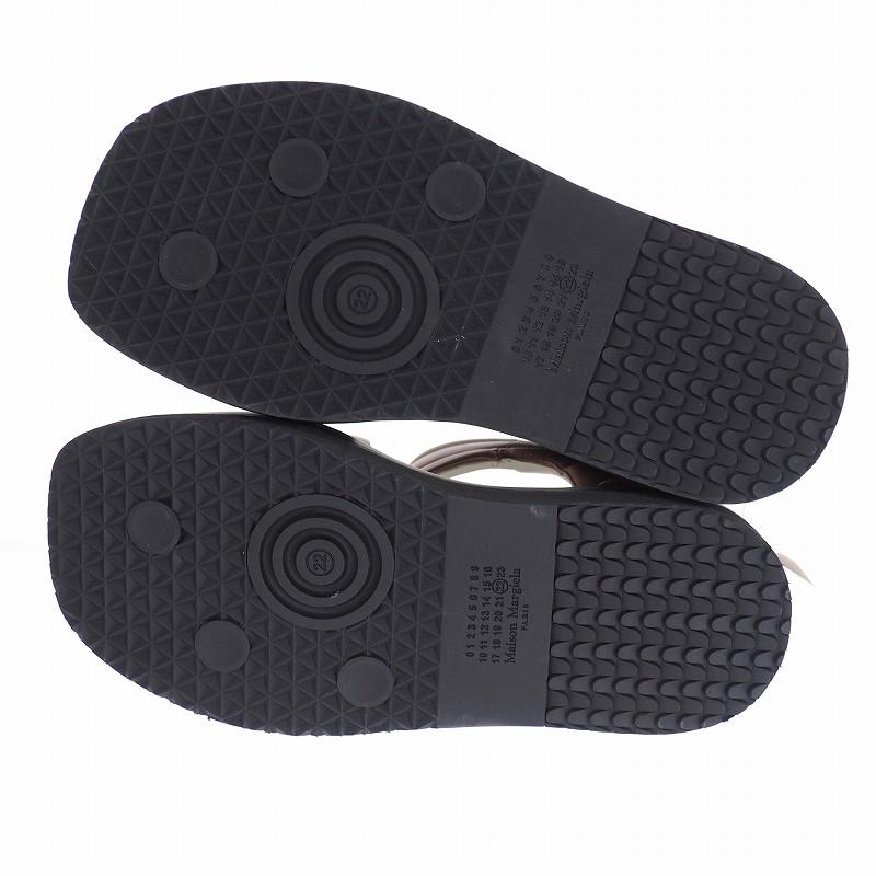 未使用品 メゾンマルジェラ Maison Margiela 20SS レザー サンダル 