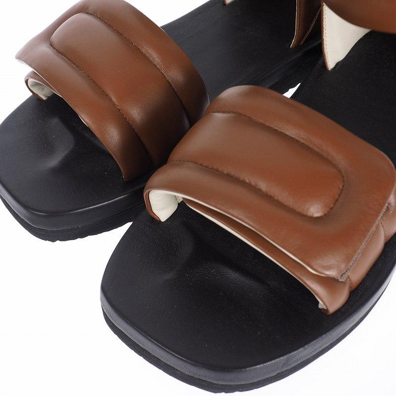 未使用品 メゾンマルジェラ Maison Margiela 20SS レザー サンダル 