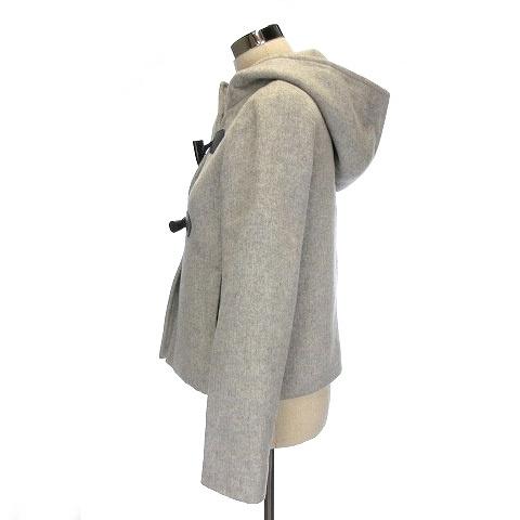 最大52 Offクーポン 中古 エムプルミエ M Premier ダッフルコート ショート ジャケット 長袖 フード ウール 無地 34 グレー ライトグレー アウター レディース ベクトル 古着 Sportingoutlook Com