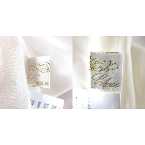 グレースクラスアイボリー ノースリーブ Aラインワンピース 36