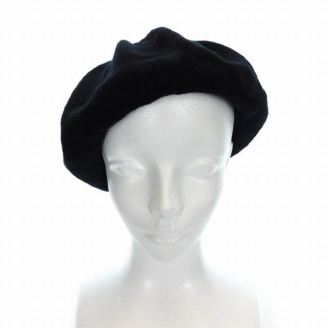 黒 リネン 麻 ベレー帽 ハンドメイド サイズ調節 黒 リネン 麻 ベレー帽 ハンドメイド サイズ調節