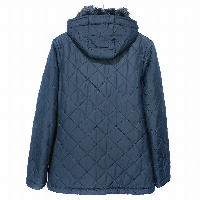 マッキントッシュ サイズ8 ネイビー キルティング ロングコート マッキントッシュ サイズ8 ネイビー キルティング ロングコート