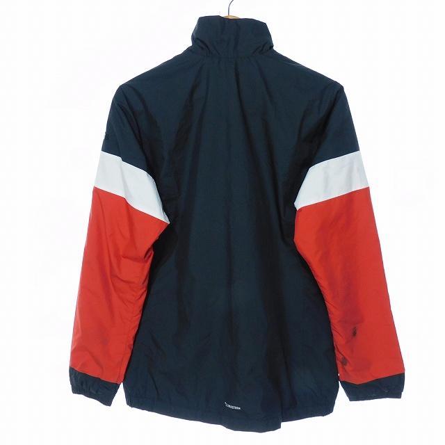 アディダス トラックジャケット　赤×黒 長袖 ジャージ M レア adidas（アディダス） トラックジャケット ブルゾン ジャージ 長袖