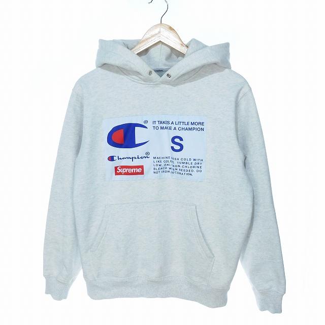 シュプリーム SUPREME チャンピオン Champion Label Hooded Sweatshirt ビッグラベル スウェット パーカー  裏起毛 S ライトグレー メンズ : 204-202212010362 : ブランド古着販売のベクトル - 通販 - Yahoo!ショッピング