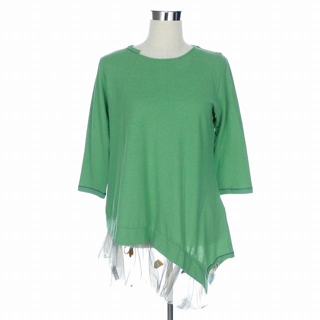 センソユニコ キューブキューブ Cube-Cube カットソー Tシャツ 七分袖