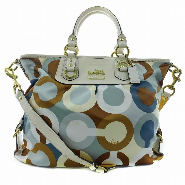COACH コーチ マディソン グラフィックオプアート マルチカラー