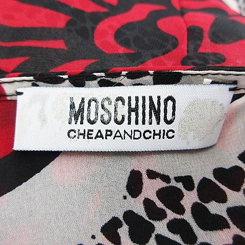 モスキーノチープアンドシック MOSCHINO CHEAP AND CHIC 花柄ブラウス  