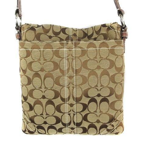 COACH（コーチ） シグネチャー ショルダーバッグ ベルト キャンバス