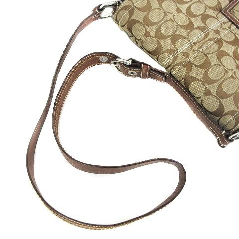 COACH（コーチ） シグネチャー ショルダーバッグ ベルト キャンバス