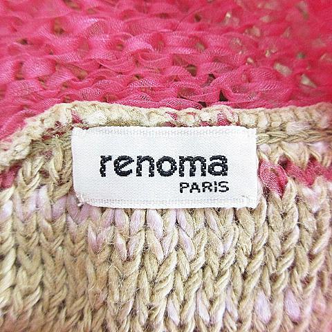 未使用品 レノマ renoma サマーニット セーター 半袖