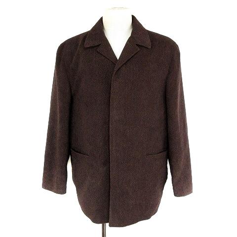 ランセル LANCEL テーラード ニットジャケット 長袖 シングル ボタン  