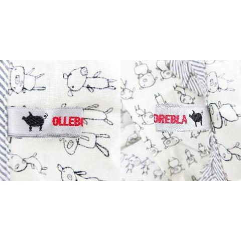 アルベロベロ olleborebla ブラウス カットソー チュニック丈 フリル 