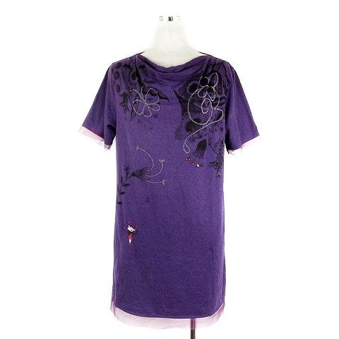 アルベロベロ olleborebla Tシャツ カットソー 半袖 チュニック丈