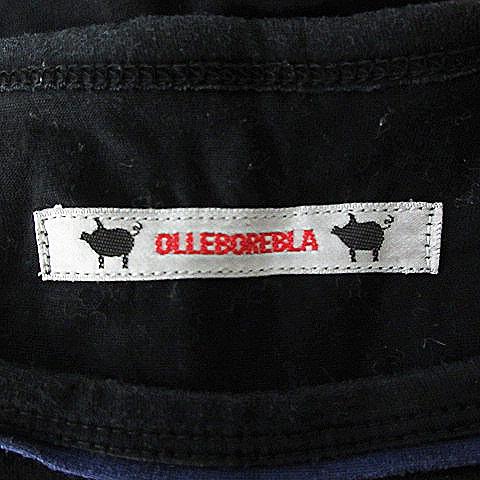 アルベロベロ olleborebla Tシャツ ロンT 長袖 チュニック丈 薄手 ブタ 