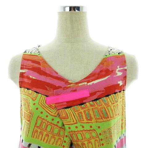 アルベロベロ olleborebla カットソー ノースリーブ チュニック丈 ぶた  