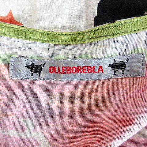 アルベロベロ olleborebla カットソー ノースリーブ チュニック丈 ぶた 
