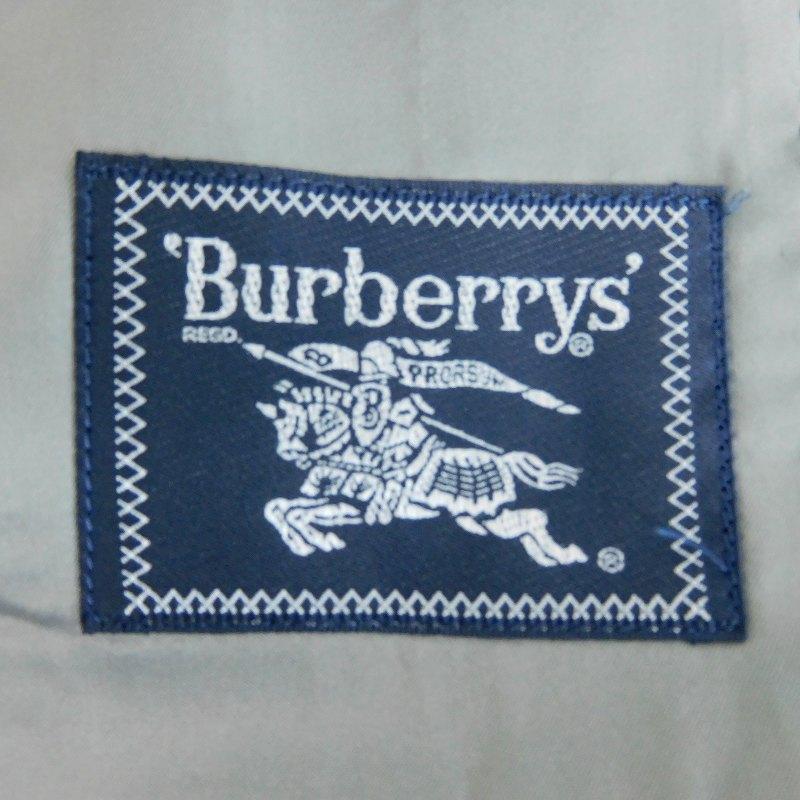 バーバリーズ Burberrys ヴィンテージ テーラードジャケット チェック シングル ウール AB5 グレー 青 ブルー アウター /TYM メンズ｜vectorpremium｜09