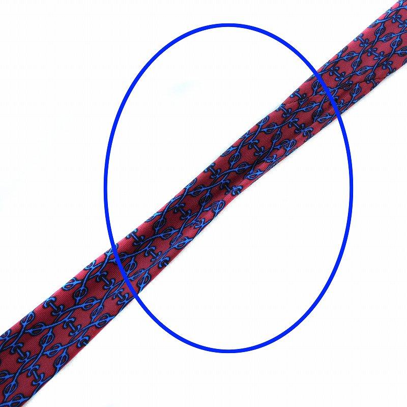 HERMES シルクアスコットタイ　メンズ 　赤青柄 HERMES シルクアスコットタイ メンズ 赤青柄 楽天市場