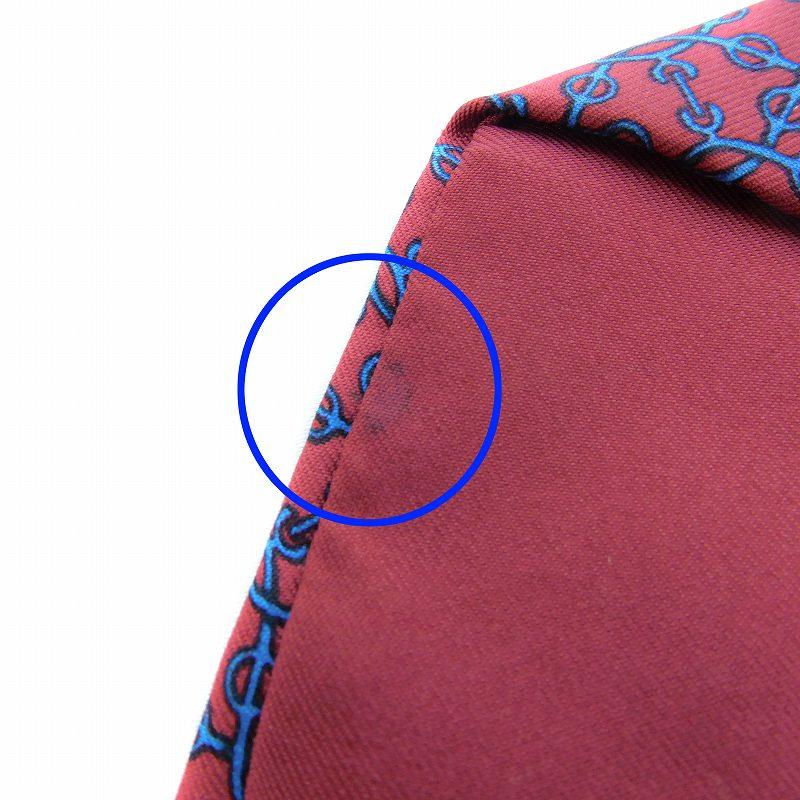 HERMES エルメス ネクタイ レギュラータイ フランス製 シルク 総