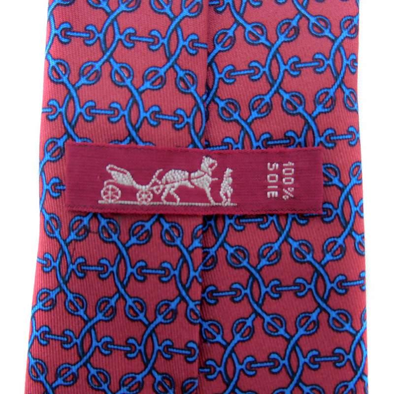 HERMES エルメス ネクタイ レギュラータイ フランス製 シルク 総