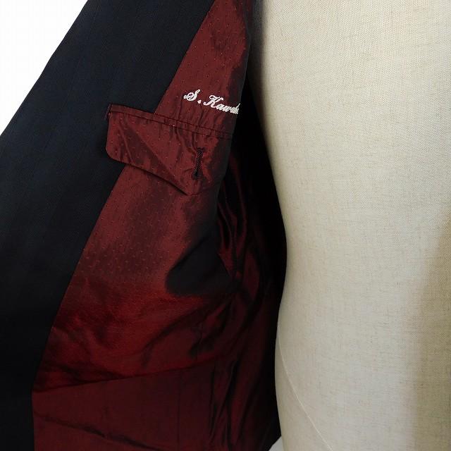 エルメネジルドゼニア テーラード ジャケット 長袖 シングル 2B サイド