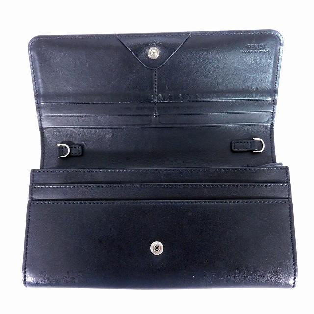 FENDI フェンディ 長財布 チェーンウォレット マルチスタッズ