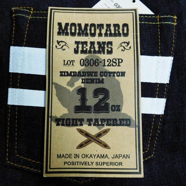 桃太郎ジーンズ（MOMOTARO JEANS） 未使用品 0306-12SP 出陣レーベル