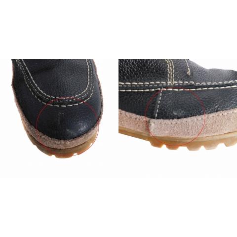 クシタニ KUSHITANI FOOTWEAR モカシンブーツ バイク レザー 27 黒