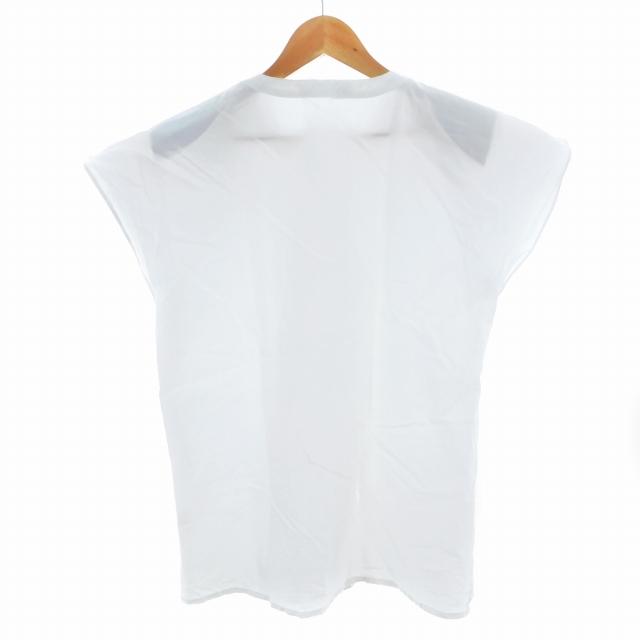 ハナエモリ HANAE MORI TOPS ブラウス カットソー 半袖 ラウンドネック 