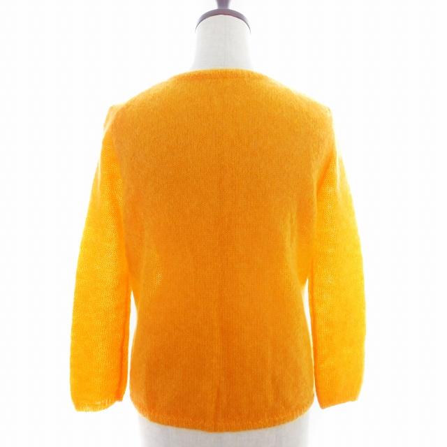 49av.Junko Shimada(49アベニュージュンコシマダ) カーディガン サイズ38 M レディース美品  - ベージュ×レッド×マルチ 長袖 49アベニュー ジュンコシマダ 49AV. junko shimada ニット