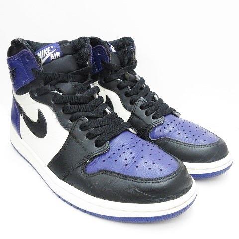 ナイキ Nike Air Jordan 1 Retro High Og Court Purple 5550 501 エアジョーダン スニーカー 紫 パープル Us8 26cm 黒タグ 替え紐 箱 7 ブランド古着販売のベクトル 通販 Yahoo ショッピング