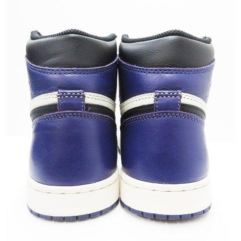 ナイキ Nike Air Jordan 1 Retro High Og Court Purple 5550 501 エアジョーダン スニーカー 紫 パープル Us8 26cm 黒タグ 替え紐 箱 7 ブランド古着販売のベクトル 通販 Yahoo ショッピング