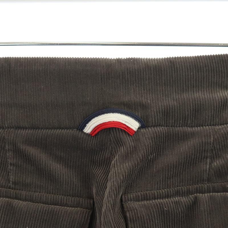 モンクレール MONCLER GAMME BLEU PANTALONE コーデュロイ カーパンツ モンクレール MONCLER GAMME BLEU PANTALONE コーデュロイ カーパンツ