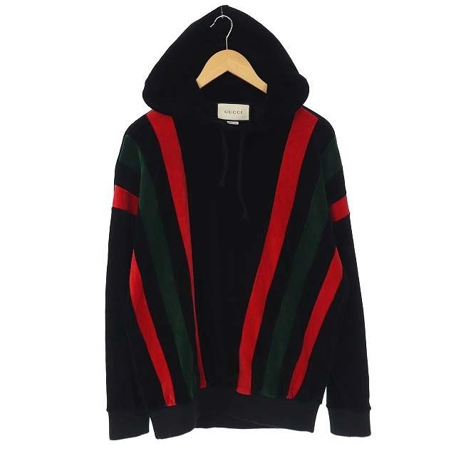 GUCCI グッチ 直営店購入 ブラックベロアジャージ シェニール