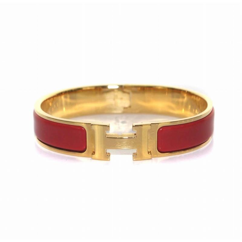 エルメス HERMES クリッククラックPM ブレスレット バングル Hロゴ
