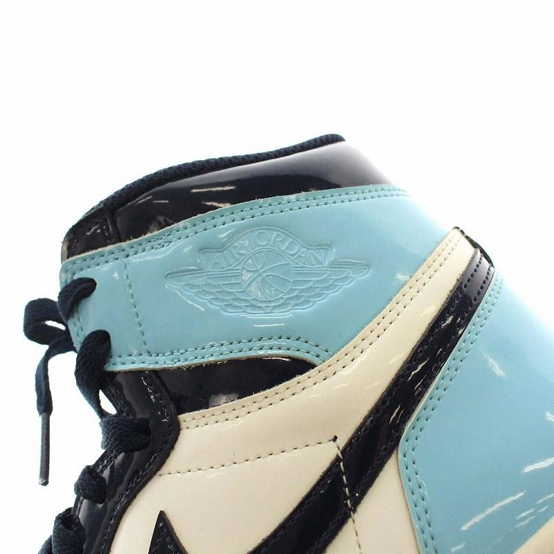 Air jordan 1 top unc patent leather