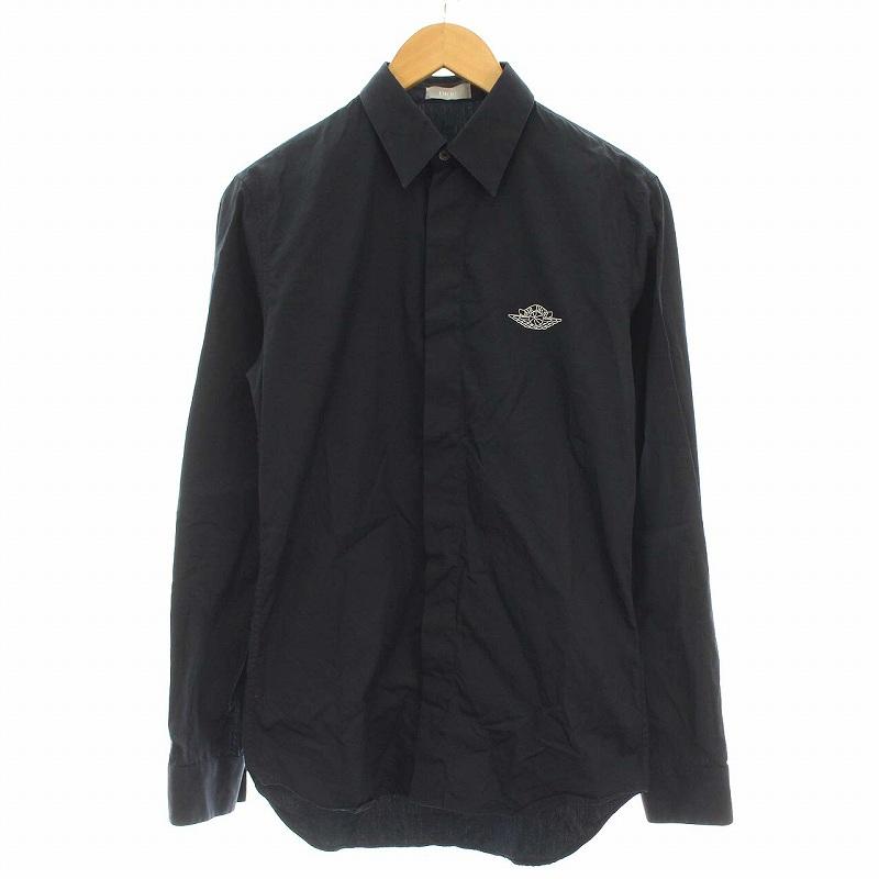 ディオールオム Dior HOMME AIR JORDAN AIR DIOR 20AW M.Woven Shirt ウーブンシャツ 長袖 ロゴ刺繍 37 S 黒 ブラック /KH メンズ :208-902208140049:ブランド古着販売のベクトル - 通販 - Yahoo!ショッピング ディオールオム Dior HOMME AIR JORDAN AIR DIOR 20AW M.Woven Shirt ウーブンシャツ 長袖 ロゴ刺繍 37 S 黒 ブラック /KH メンズ :208-902208140049:ブランド古着販売のベクトル - 通販 - Yahoo!ショッピング