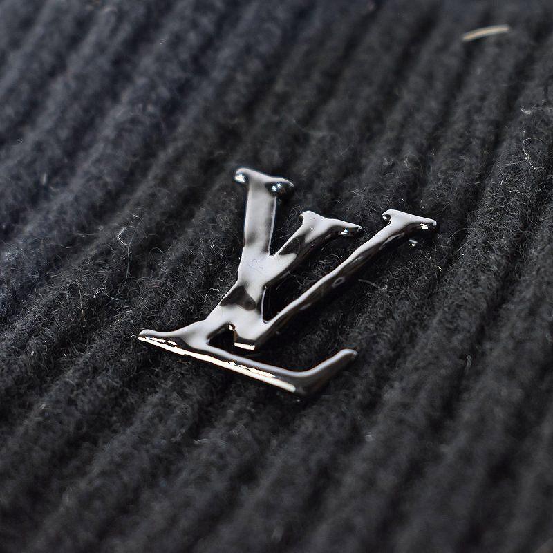 ルイヴィトン LOUIS VUITTON ボネ・LV アヘッド ニット帽 ロゴ 帽子