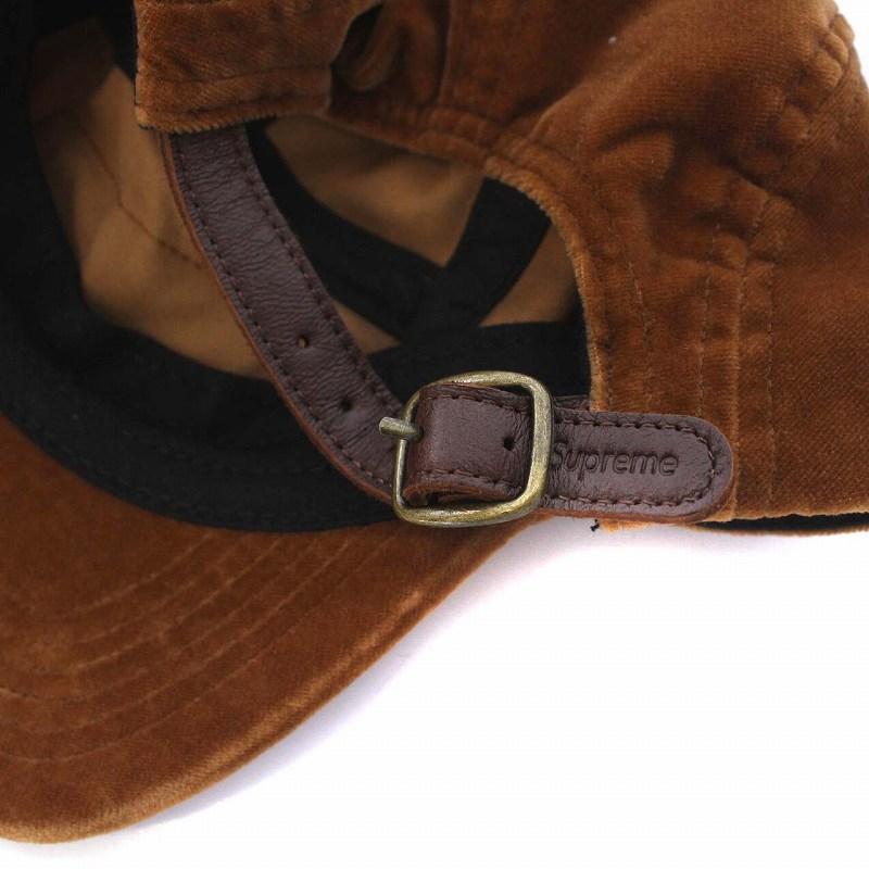 シュプリーム SUPREME 20FW Velvet camp cap ベルベット ベロア