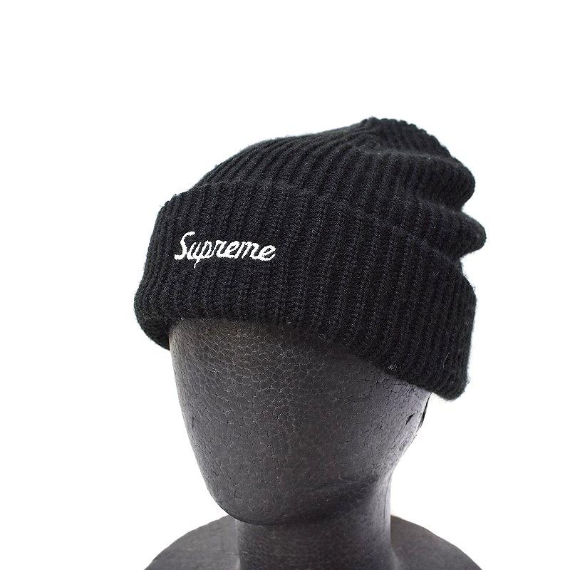シュプリーム SUPREME Loose Gauge Beanie ルーズ ゲージ ビーニー ニット帽 帽子 ロゴ刺繍 黒 ブラック メンズ  :208-902301150005:ブランド古着販売のベクトル - 通販 - Yahoo!ショッピング
