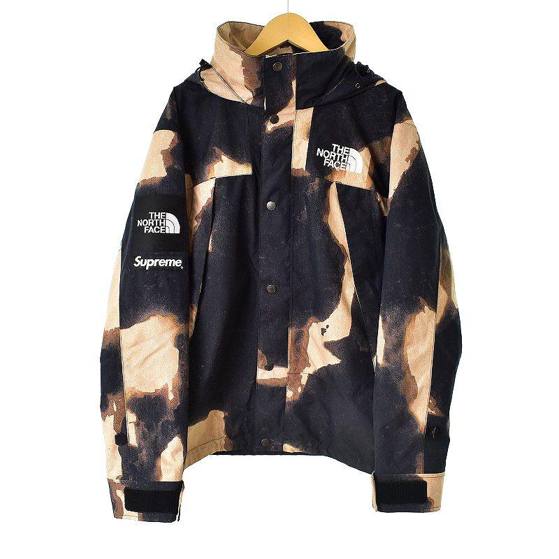 シュプリーム SUPREME × ザ ノースフェイス 21AW Bleached Denim Print