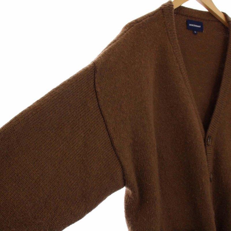 ディセンダント DESCENDANT NURSE KNIT CARDIGAN ニットカーディガン