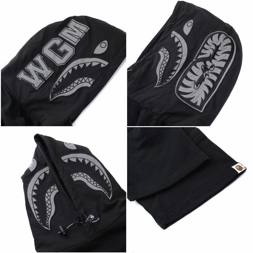 アベイシングエイプ 20AW APE IN TRANSIT SHARK S/S PULLOVER HOODIE