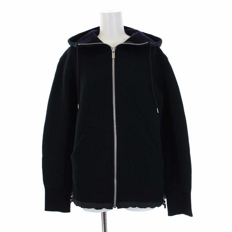 試着のみ！ sacai スポンジ スウェット パーカー 04862 sacai 20-04862 20SS Sponge Sweat Hoodie