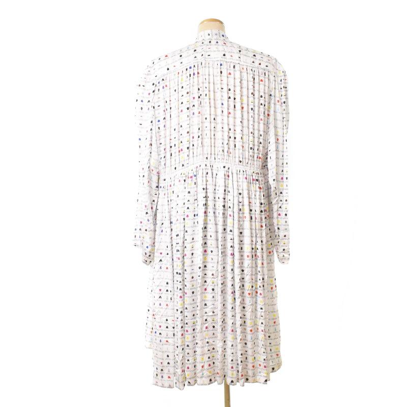 バレンシアガ BALENCIAGA 2021年製 TLL11 printed oversized dress