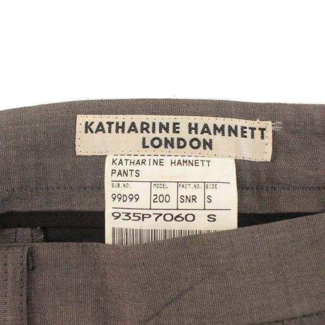 キャサリンハムネットロンドン KATHARINE HAMNETT LONDON スラックス パンツ スリム フルレングス S グレージュ /DK メンズ｜vectorpremium｜07