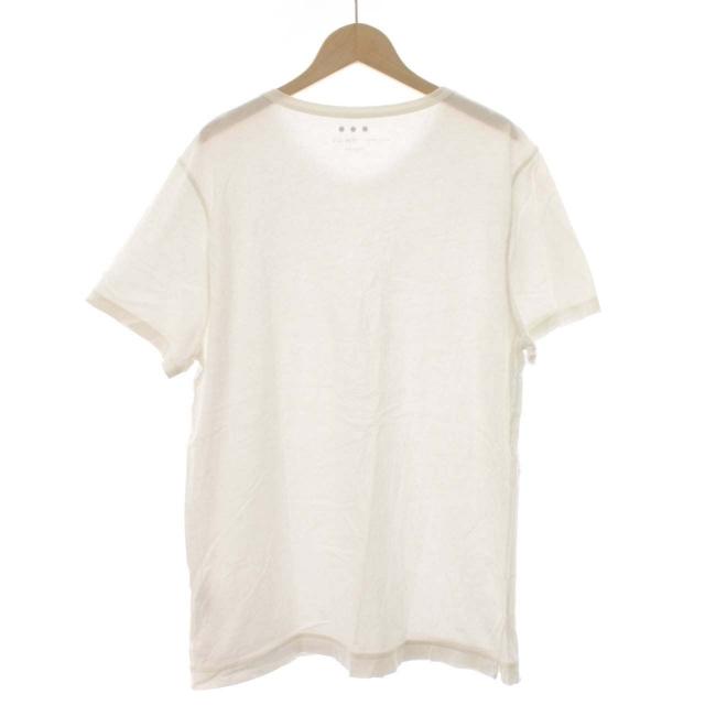 スリードッツ three dots Tシャツ カットソー Vネック 半袖 L 白 ホワイト /DK メンズ｜vectorpremium｜02