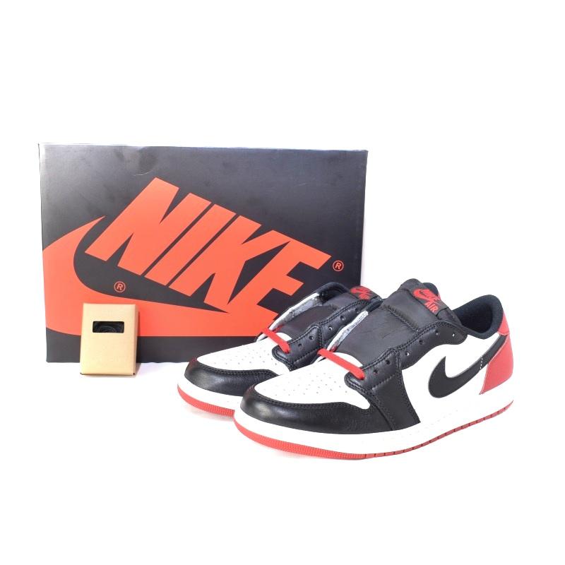 未使用品 ナイキ NIKE Air Jordan 1 Retro Low OG Black Toe エアジョーダン1 ロー ブラックトゥ つま黒 スニーカー US11 29cm｜vectorpremium｜09